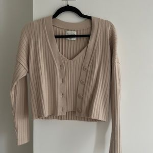 Abercrombie and Firch Soft AF collection matching sweater and tank set